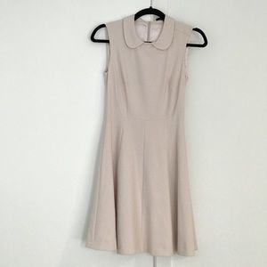 French Connection Pale Pink Collared Mini Dress